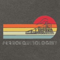 Ferroequinologist Model Train Enthusiast Railroading Railfan Cotton Canvas Backpack