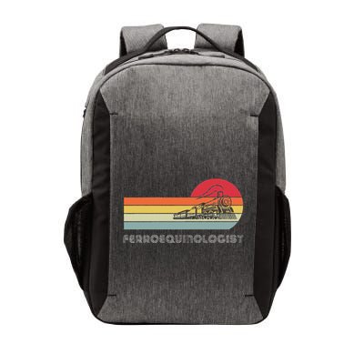 Ferroequinologist Model Train Enthusiast Railroading Railfan Vector Backpack