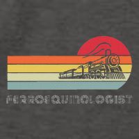 Ferroequinologist Model Train Enthusiast Railroading Railfan Vector Backpack