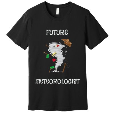 Future Meteorologist Tornado & Hurricane Storm Weather Premium T-Shirt
