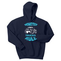 Funny Monster Truck Rule Gift Kids Hoodie