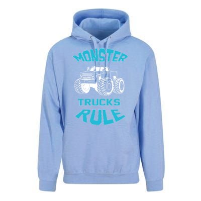 Funny Monster Truck Rule Gift Unisex Surf Hoodie