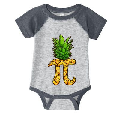 Funny Math Teacher Hawaiian happy pi day Infant Baby Jersey Bodysuit