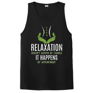 Funny Massage Therapist - Relaxation Happens PosiCharge Competitor Tank