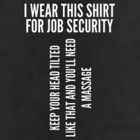 Funny Massage Therapist Gift Spa Therapy Job Security Hat