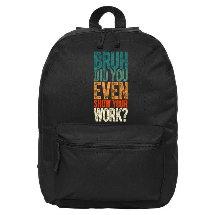 Funny Math Teacher Joke Fun Best Math Quotes 16 in Basic Backpack