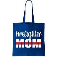 Firefighter Mom Thin Red Line Mother Proud Fire Mom Gift Tote Bag