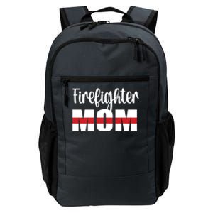 Firefighter Mom Thin Red Line Mother Proud Fire Mom Gift Daily Commute Backpack