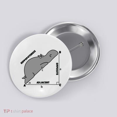 Funny Math Teacher Humorous Math Lover Gift Button