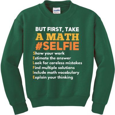 Funny Math Teacher Gift For A Math Nerd Kids Sweatshirt