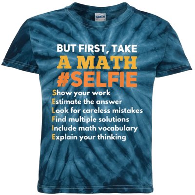 Funny Math Teacher Gift For A Math Nerd Kids Tie-Dye T-Shirt