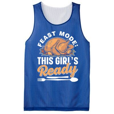 Feast Mode: This S Ready Gratitude Thanksgiving Cute Gift Mesh Reversible Basketball Jersey Tank