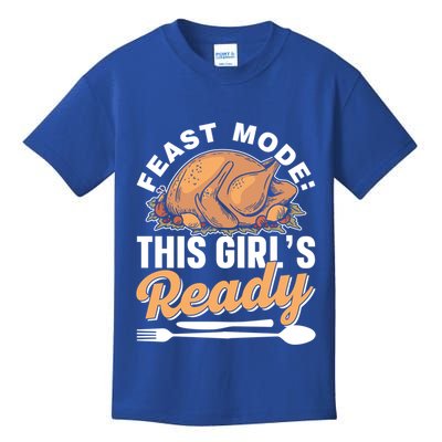 Feast Mode: This S Ready Gratitude Thanksgiving Cute Gift Kids T-Shirt