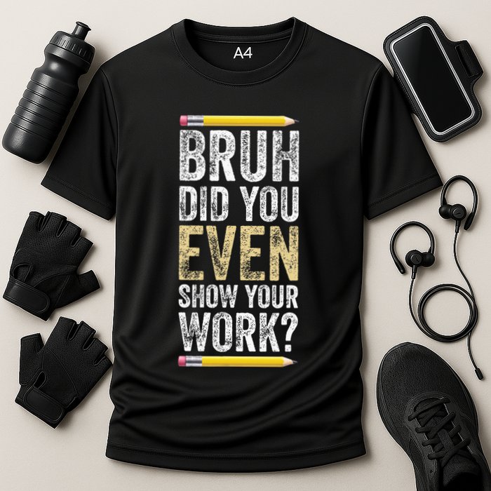 Funny Math Teacher Joke Fun Best Math Quotes Cooling Performance Crew T-Shirt