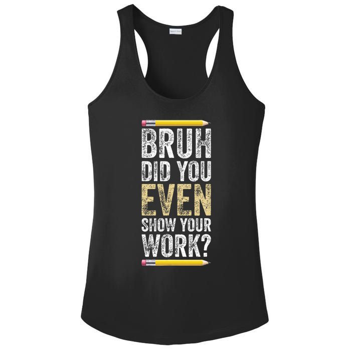 Funny Math Teacher Joke Fun Best Math Quotes Ladies PosiCharge Competitor Racerback Tank