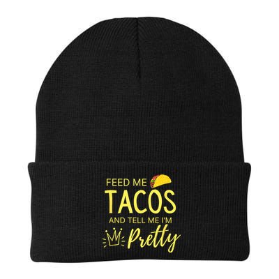Feed Me Tacos And Tell Me IM Pretty Funny Cinco De Mayo Mexican Party Beanie