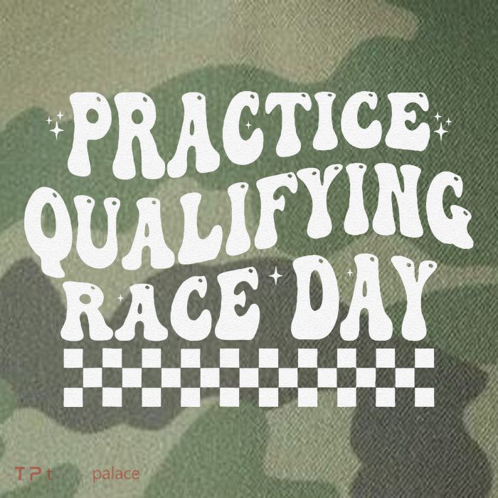 Funny Monday Tuesday Thursday Practice Qualifying Race Day Legacy Tie Dye Trucker Hat