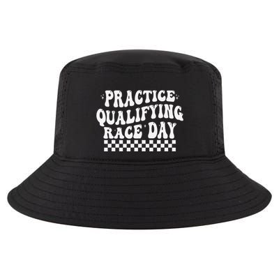 Funny Monday Tuesday Thursday Practice Qualifying Race Day Cool Comfort Performance Bucket Hat