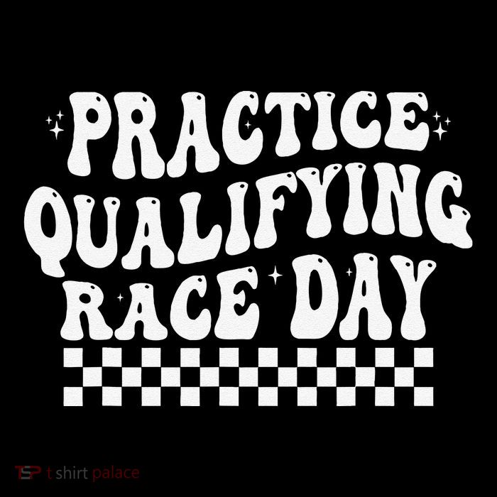 Funny Monday Tuesday Thursday Practice Qualifying Race Day Flatbill Hat