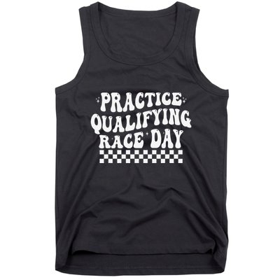 Funny Monday Tuesday Thursday Practice Qualifying Race Day Tank Top
