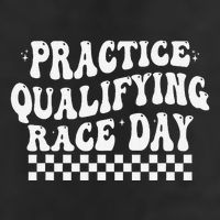 Funny Monday Tuesday Thursday Practice Qualifying Race Day Golf Towel