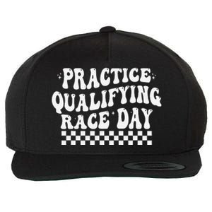 Funny Monday Tuesday Thursday Practice Qualifying Race Day Wool Snapback Cap