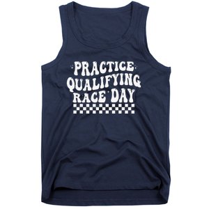 Funny Monday Tuesday Thursday Practice Qualifying Race Day Tank Top