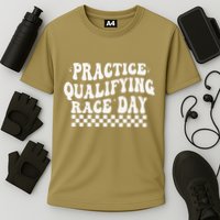 Funny Monday Tuesday Thursday Practice Qualifying Race Day Cooling Performance Crew T-Shirt