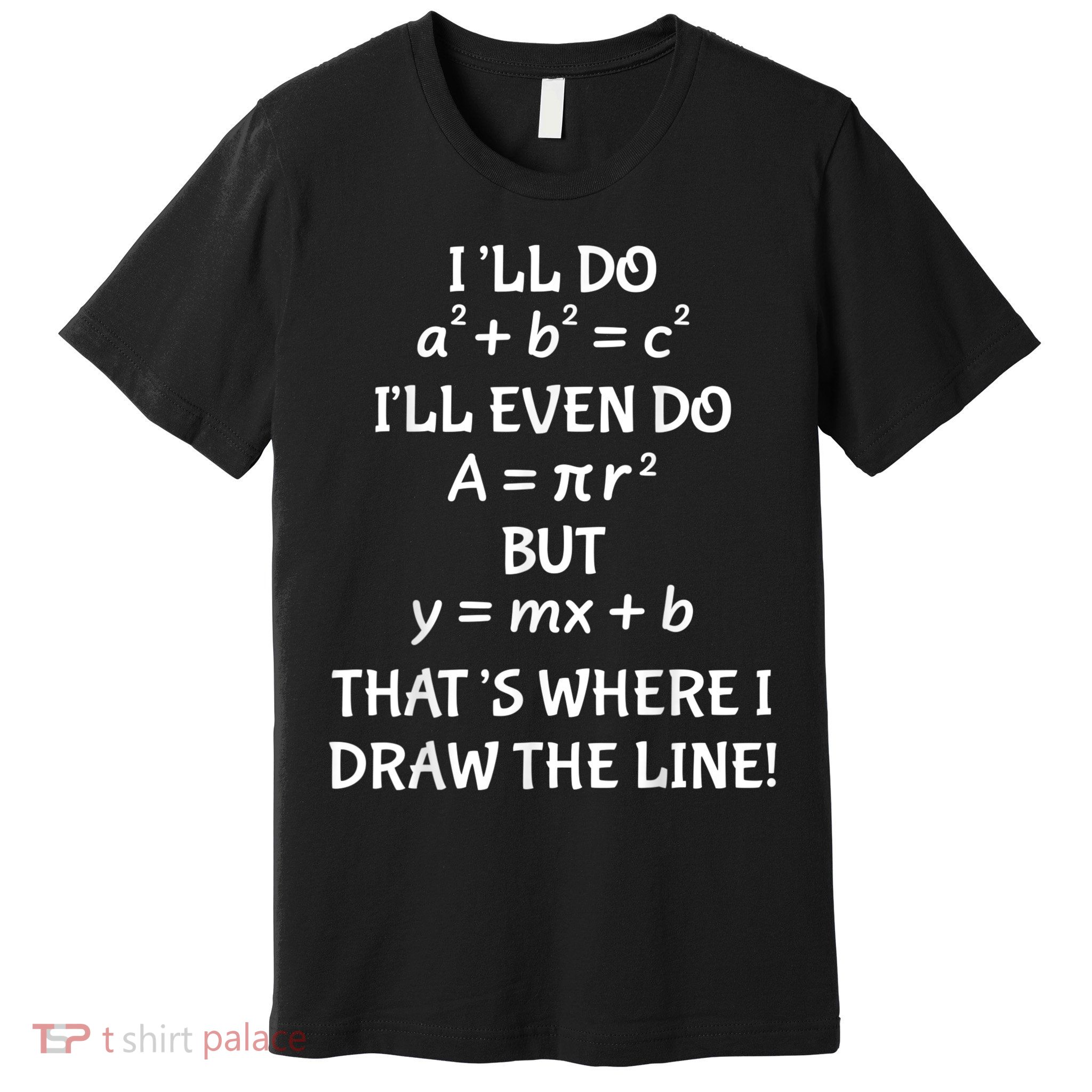 Funny Math Teacher Joke Men Women Fun Best Math Quotes Premium T-Shirt