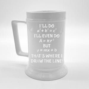 Funny Math Teacher Joke Men Women Fun Best Math Quotes Beer Stein