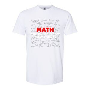 Funny Math The Only Subject That Counts Softstyle CVC T-Shirt