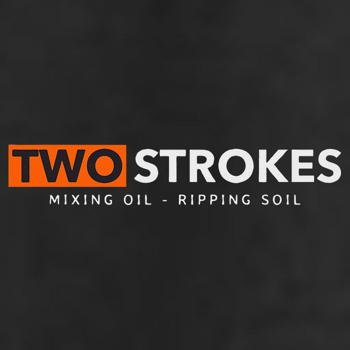 Funny Motocross Two Strokes Mixing Oil Ripping Soil 7 Panel Mesh Trucker Snapback Hat