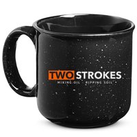 Funny Motocross Two Strokes Mixing Oil Ripping Soil 15oz Campfire Ceramic Mug
