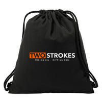 Funny Motocross Two Strokes Mixing Oil Ripping Soil Drawstring Bag