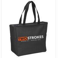Funny Motocross Two Strokes Mixing Oil Ripping Soil Zip Tote Bag