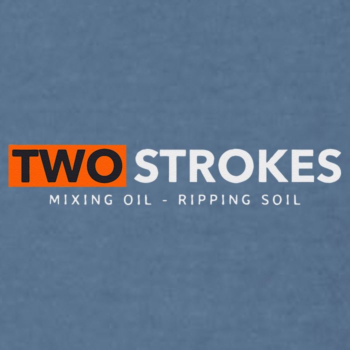 Funny Motocross Two Strokes Mixing Oil Ripping Soil Garment-Dyed Sweatshirt