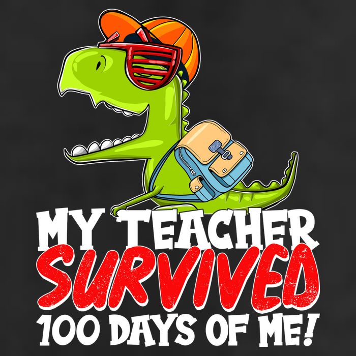 Funny My Teacher Survived 100 Days Of Me Trex Dinosaur 15oz Campfire Ceramic Mug