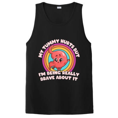 Funny My Tummy Hurts But IM Being Really Brave About It PosiCharge Competitor Tank
