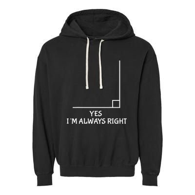 Funny Math Teacher Joke  Fun Best Math Quotes Garment-Dyed Fleece Hoodie