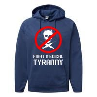 Fight Medical Tyranny Performance Fleece Hoodie