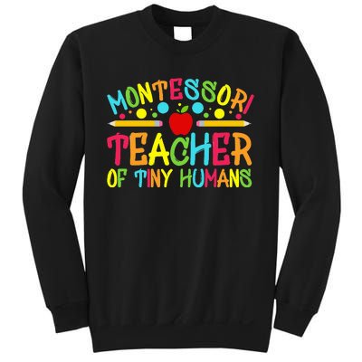 Funny Montessori Teacher Montessori Teacher Back To School Sweatshirt