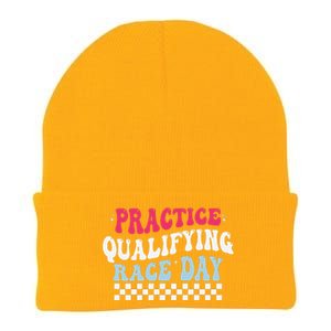 Funny Monday Tuesday Thursday Practice Qualifying Race Day Knit Cap Winter Beanie