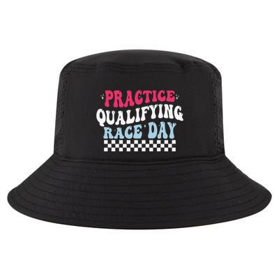 Funny Monday Tuesday Thursday Practice Qualifying Race Day Cool Comfort Performance Bucket Hat