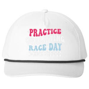 Funny Monday Tuesday Thursday Practice Qualifying Race Day Snapback Five-Panel Rope Hat