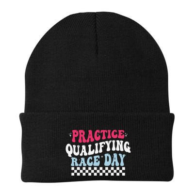 Funny Monday Tuesday Thursday Practice Qualifying Race Day Knit Cap Winter Beanie