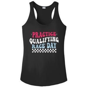 Funny Monday Tuesday Thursday Practice Qualifying Race Day Ladies PosiCharge Competitor Racerback Tank