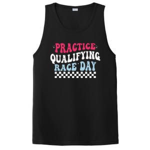 Funny Monday Tuesday Thursday Practice Qualifying Race Day PosiCharge Competitor Tank