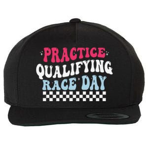 Funny Monday Tuesday Thursday Practice Qualifying Race Day Wool Snapback Cap