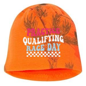 Funny Monday Tuesday Thursday Practice Qualifying Race Day Kati - Camo Knit Beanie