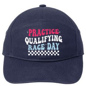 Funny Monday Tuesday Thursday Practice Qualifying Race Day 7-Panel Snapback Hat